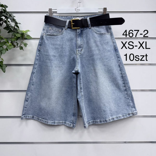 Rybaczki damskie jeans Roz XS-XL, 1 Kolor .Paczka 10 szt